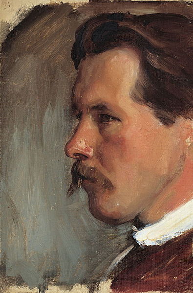 Self-Portrait ca. 1903 by Paul Raud (1865-1930)  KUMU  EKM M 5765